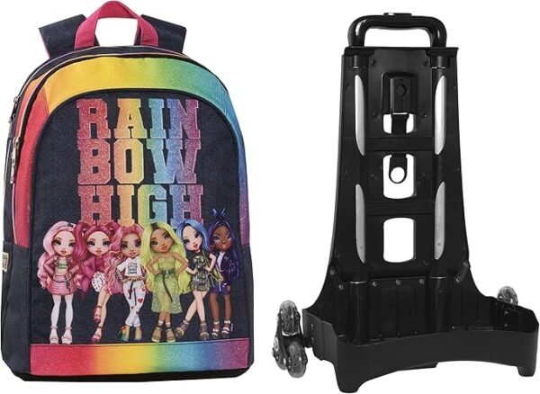 ZAINO ORG. TROLLEY STACCABILE NEW RAINBOW HIGH