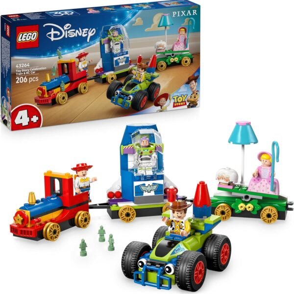 LEGO 43264 DISNEY PIXAR TOY STORY TRENO AUTO RC CELEBRATIVO