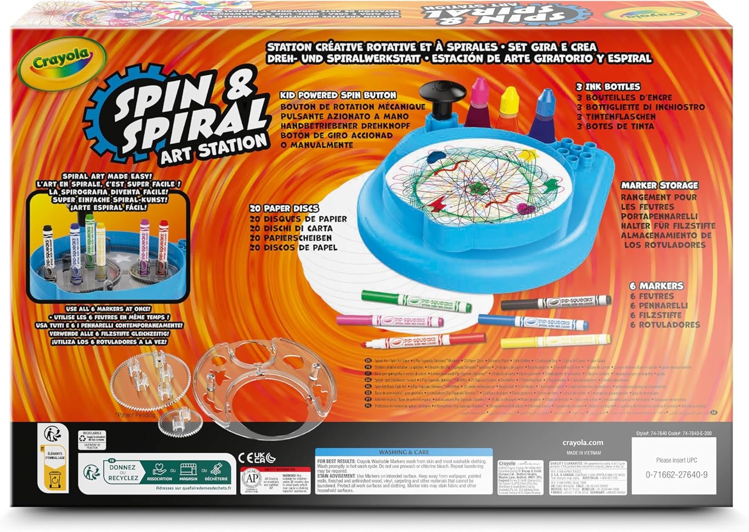 Spin & spiral art station - super set gira & crea - immagine 3