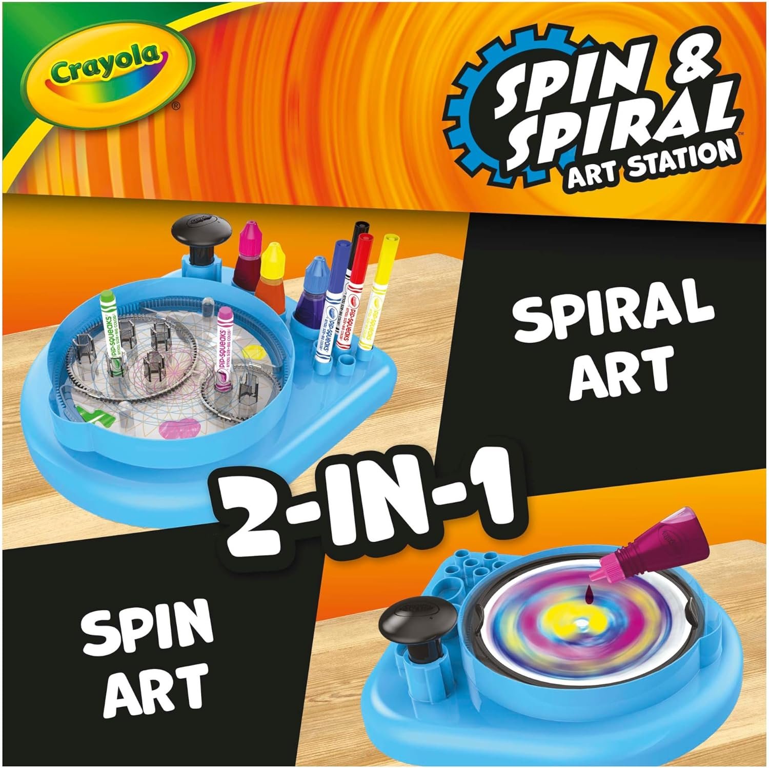 Spin & spiral art station - super set gira & crea - immagine 5