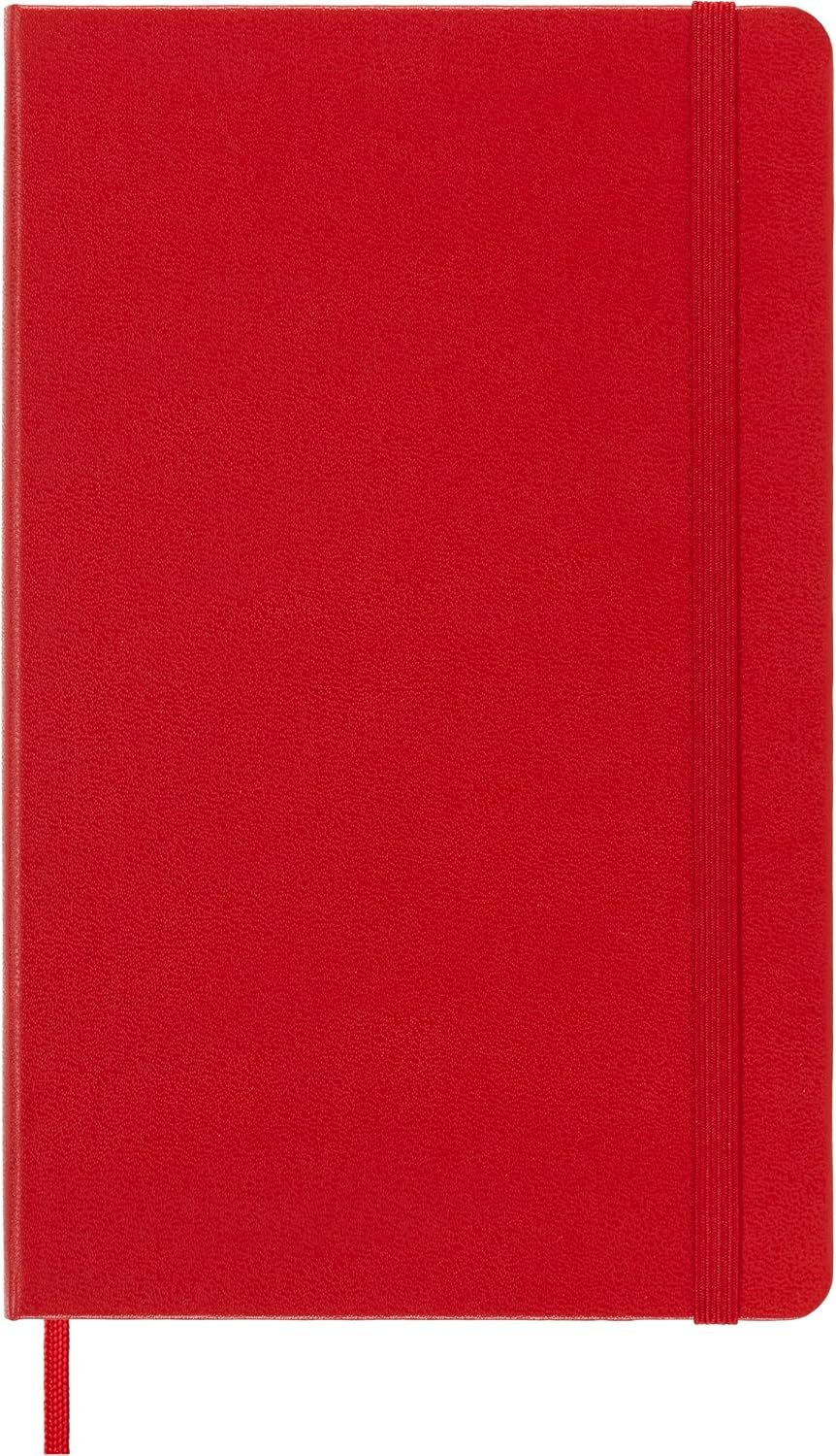 TACCUINO LG C.RIGIDA RIGHE ROSSO MOLESKINE - immagine 2