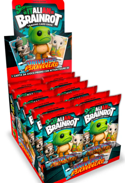 Skifidol Italian Brainrot Portachiavi 3D con Carta Promo