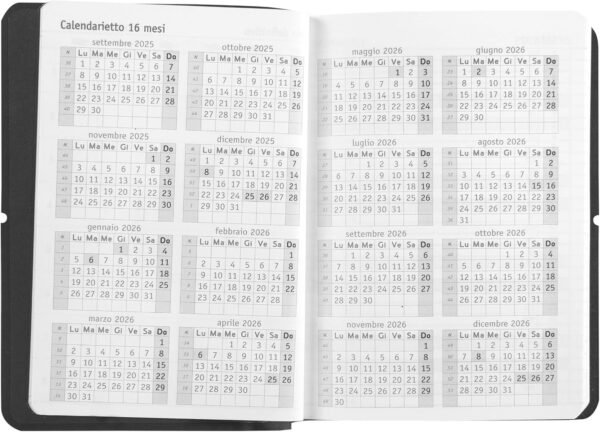 AG. 16M DAY MINI COMIX U YOURSELF BLACK WHITE