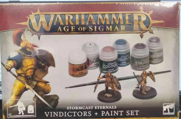 Age of Sigmar Vindictors + Paints Set Warhammer