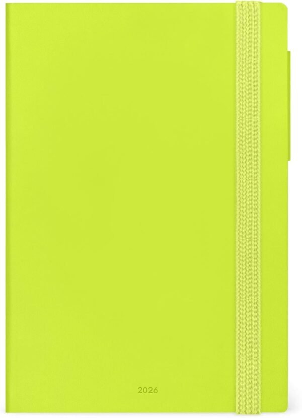 AGENDA 12 MESI - 2026 -
MEDIUM WEEKLY DIARY
WITH NOTEBOOK -
CHARTREUSE