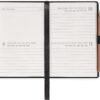 Agenda 12 mesi - 2026 - mini 2-day diary - deep graphite