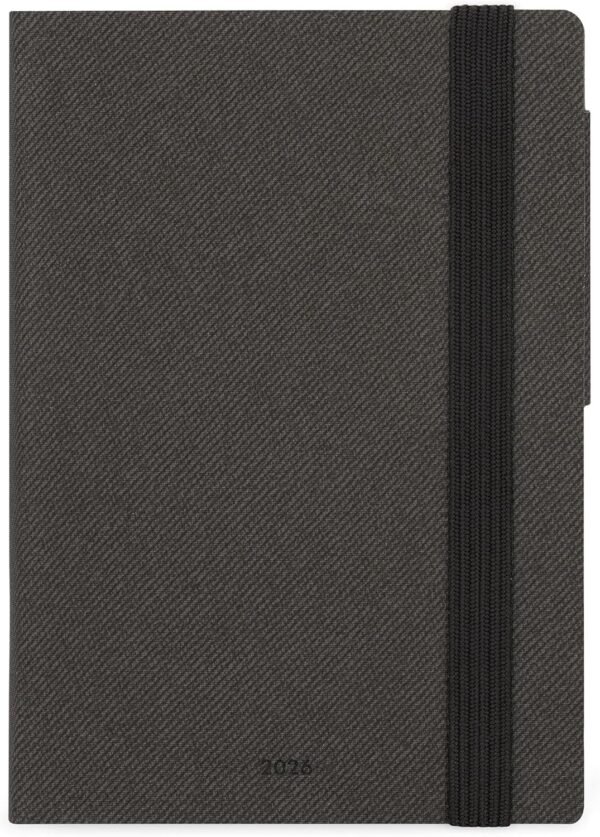 AGENDA 12 MESI - 2026 -
SMALL DAILY DIARY - DEEP GRAPHITE