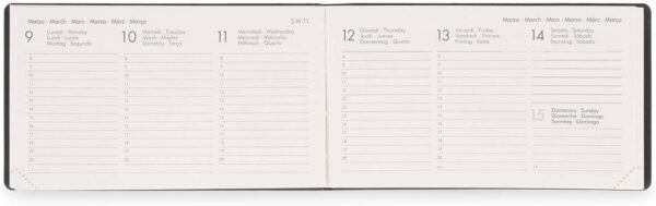 AGENDA 12 MESI - 2026 -
SMALL WEEKLY HORIZONTAL
- AURA