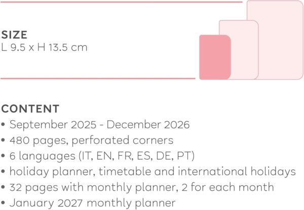 AGENDA 16 MESI - 2025/2026 -
SMALL DAILY DIARY -
FUTURE DUSK