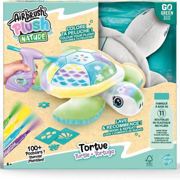 AIRBRUSH PLUSH TARTARUGA GREEN