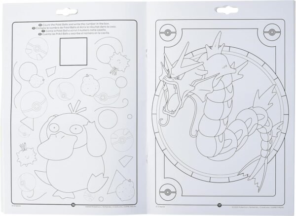 ALBUM ATTIVITA' & COLORING POK&Eacute;MON CRAYOLA