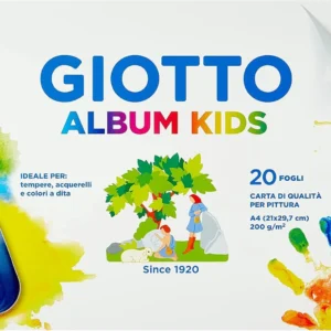 Album kids A4 per pittur 20fogli 200g/m2