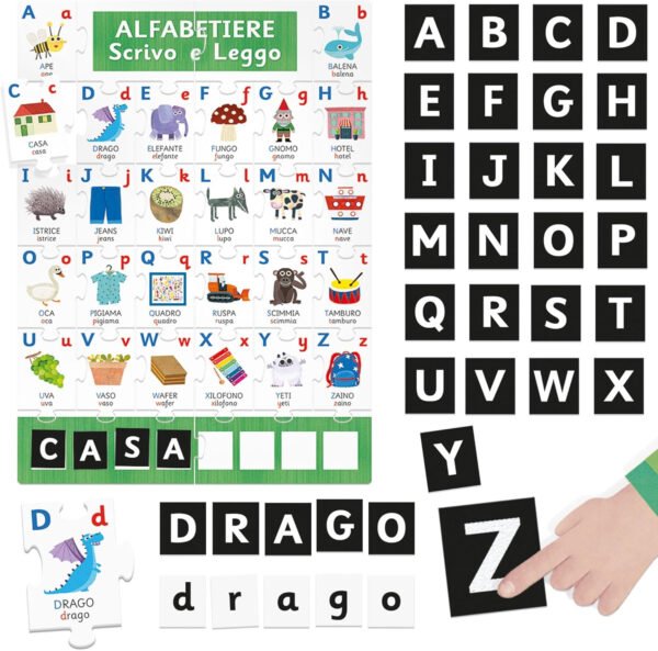 Alfabetiere Tattile Scrivo e Leggo