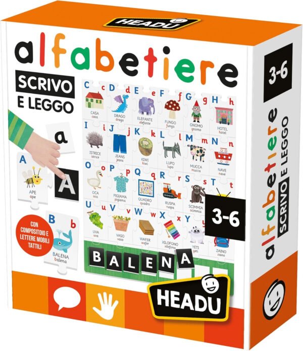 Alfabetiere Tattile Scrivo e Leggo
