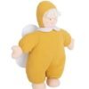 Angel Comforter with Rattle 20Cm - Curry Linen
