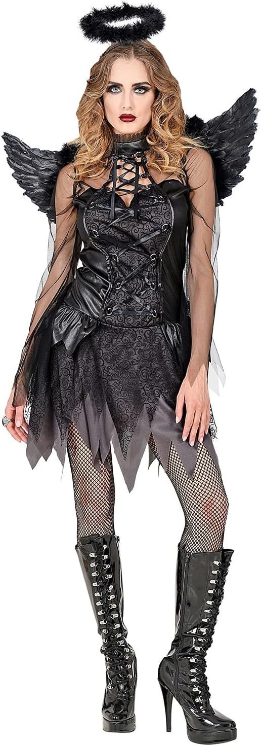 "ANGELO OSCURO" (vestito, ali, aureola)  TG S