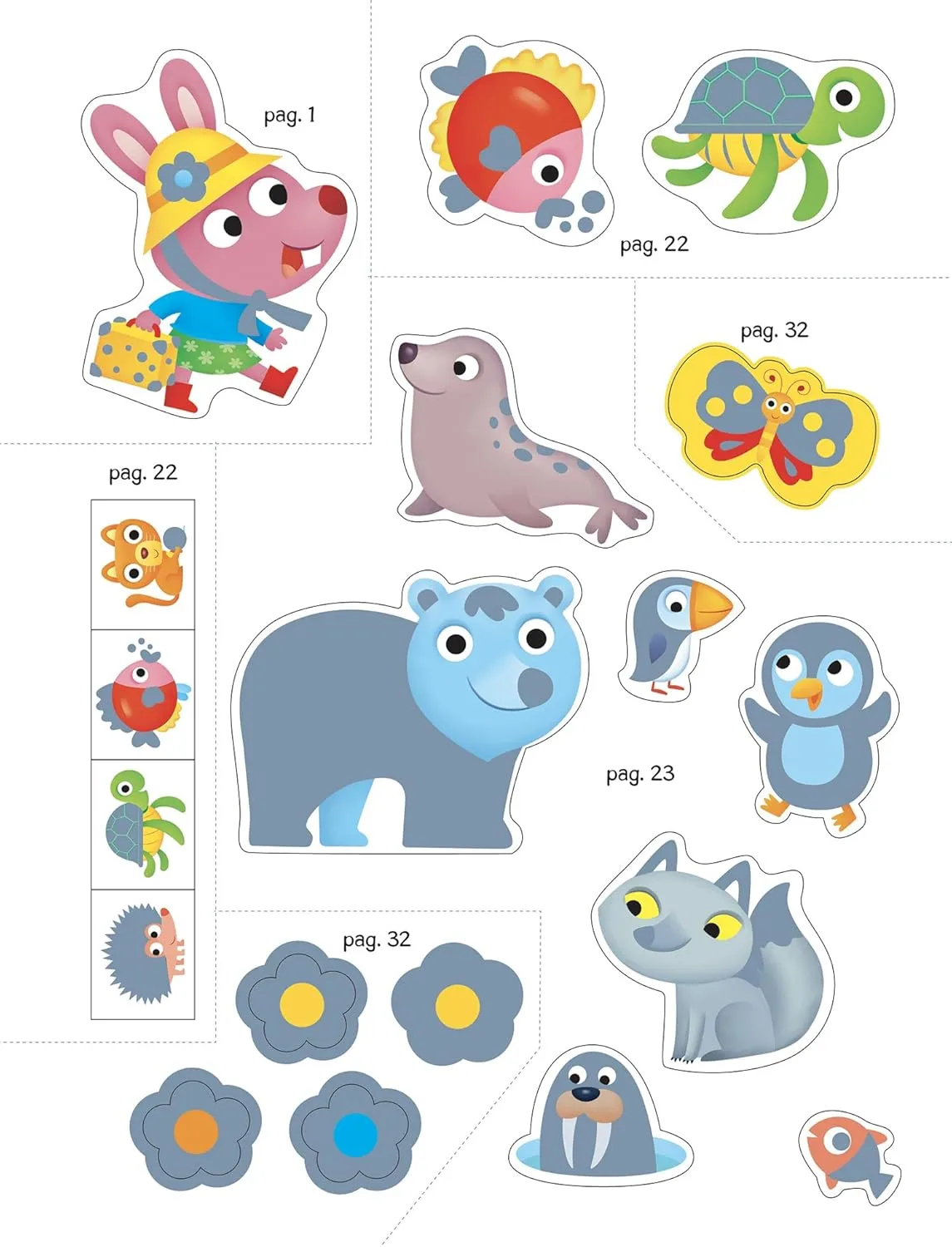 Animali- stikers scintillanti - immagine 4