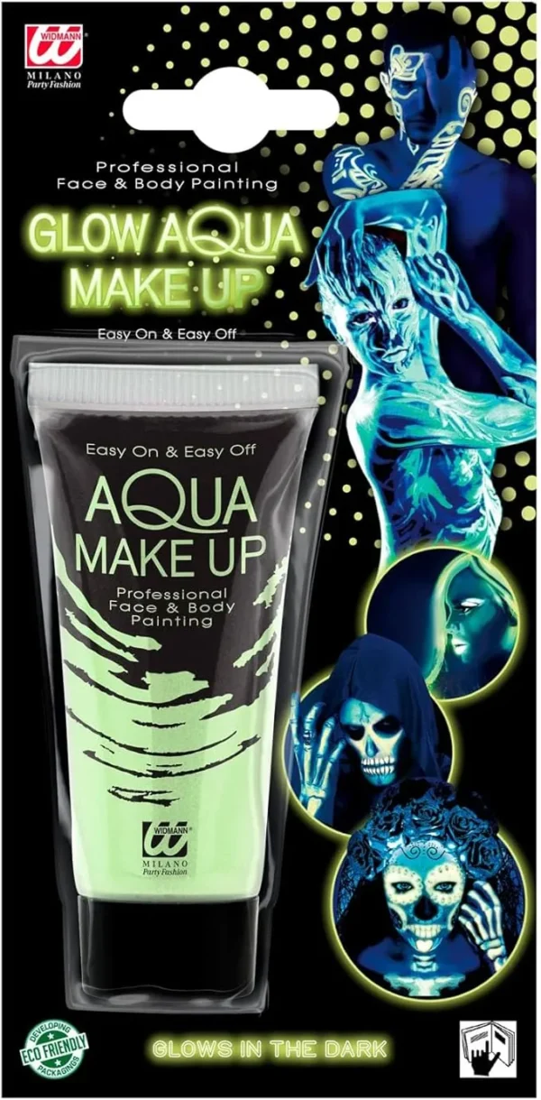 "AQUA MAKE-UP FOSFORESCENTE IN TUBO" 30 mL
