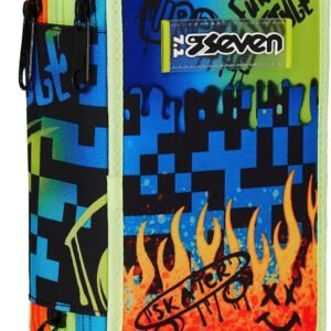 AST. 3 ZIP SEVEN SCRIBBLED FLAME