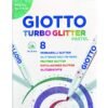 AST 8 GIOTTO TURBO GLITTER PASTEL