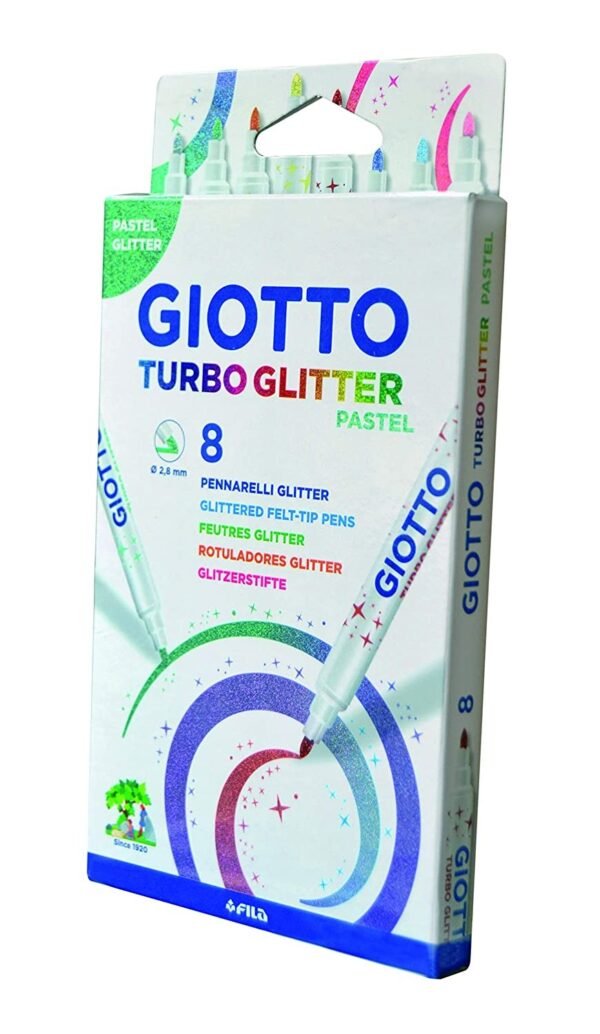 AST 8 GIOTTO TURBO GLITTER PASTEL