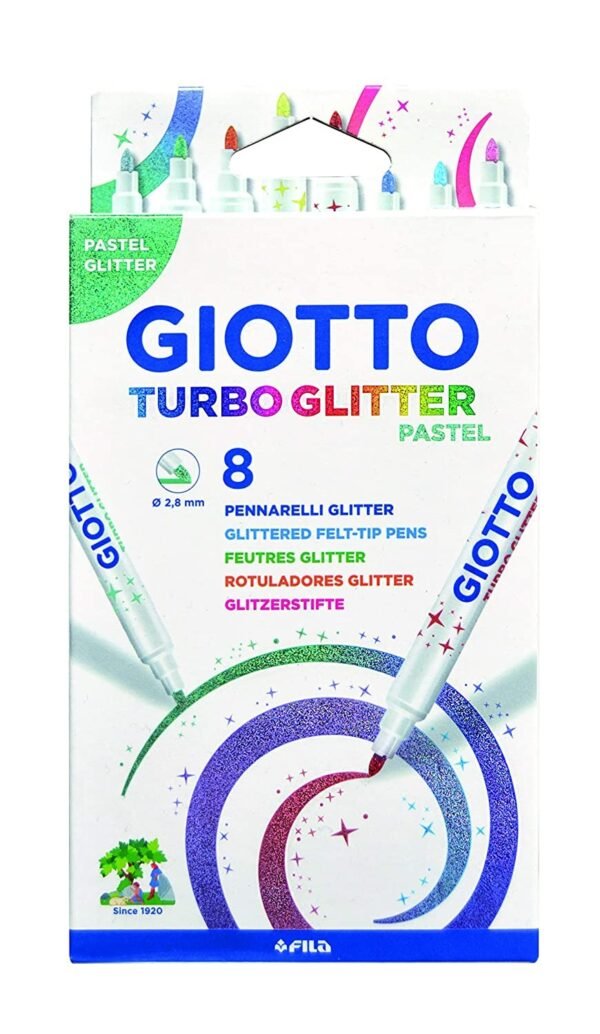 AST 8 GIOTTO TURBO GLITTER PASTEL