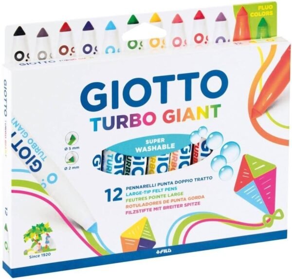 ASTUCCIO 12 GIOTTO TURBO GIANT PC