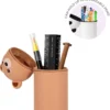 Astuccio 2 in 1 in silicone - kawaii - teddy bear