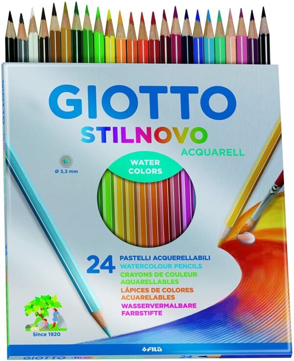 ASTUCCIO 24 GIOTTO STILNOVO ACQUARELL