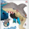 "ATTACCO SQUALO" (costume sovradimensionato gonfiabile con ventola) (4 batterie AA non incluse)