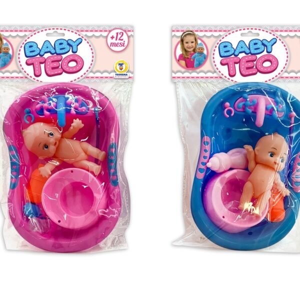 BABY TEO - VASCA BAGNETTO XX CM C/BEBE' E ACC.