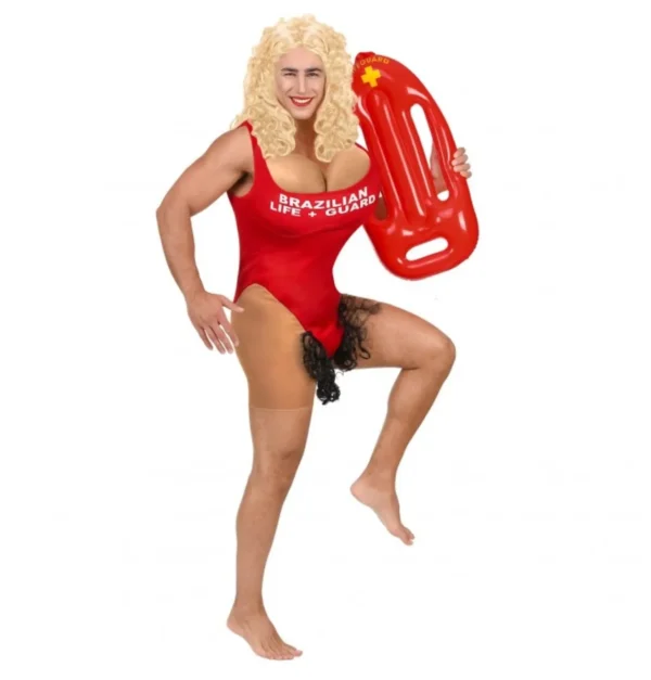 "BAGNINA BRASILIANA" (costume peloso con seno sovradimensionato)
