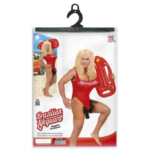"BAGNINA BRASILIANA" (costume peloso con seno sovradimensionato)