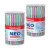 Ballpoint pen ErichKrause&reg; Neo&reg; Pastel Pearl, ink color: blue (tube 60 pcs.)