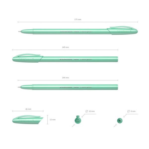 Ballpoint pen ErichKrause&reg; Neo&reg; Pastel Pearl, ink color: blue (tube 60 pcs.)
