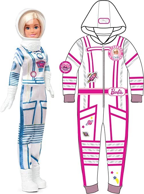 BARBIE ASTRONAUTA COSTUME 4/5 anni