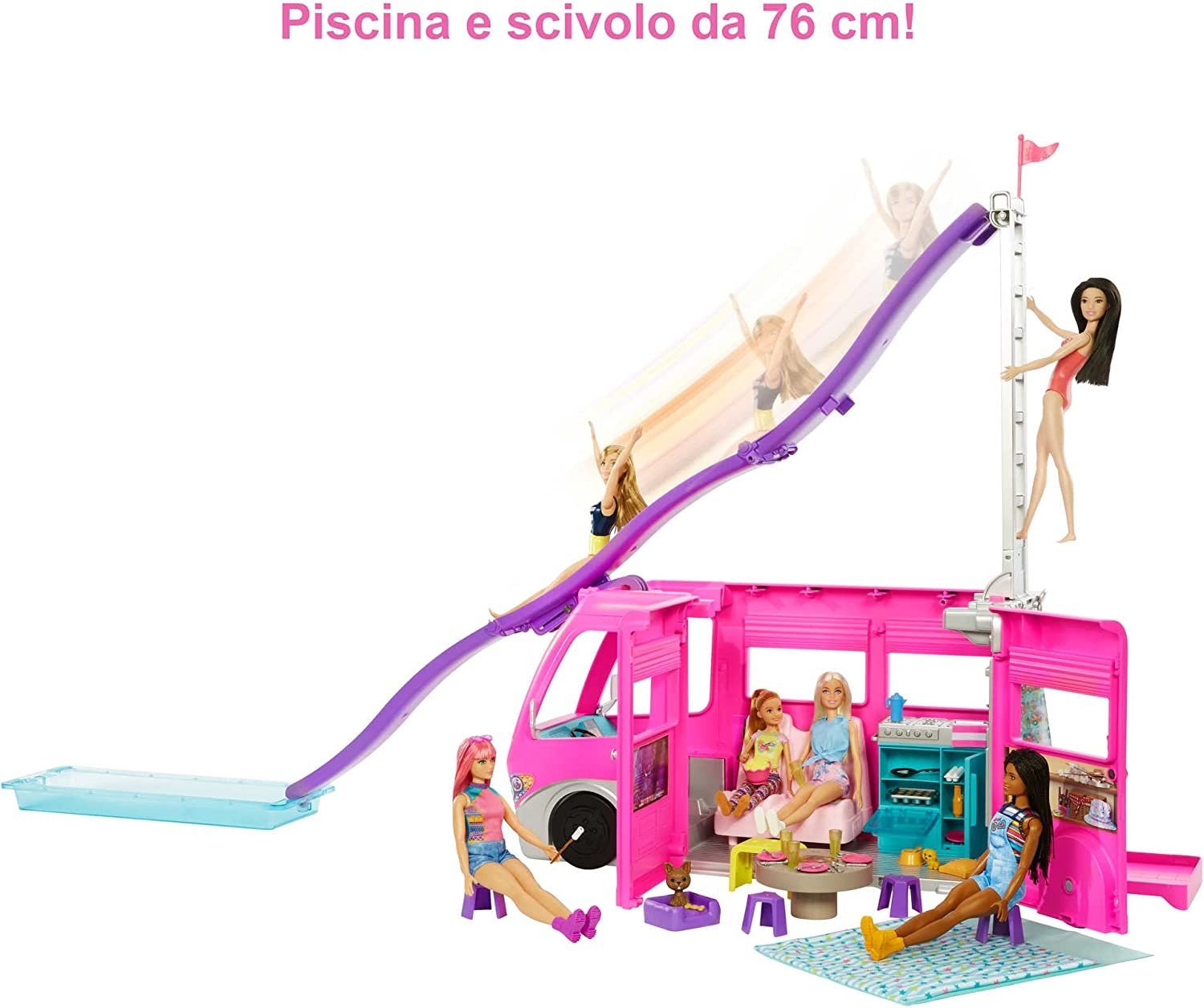 BARBIE CAMPER DEI SOGNI NEW HCD46 - immagine 2