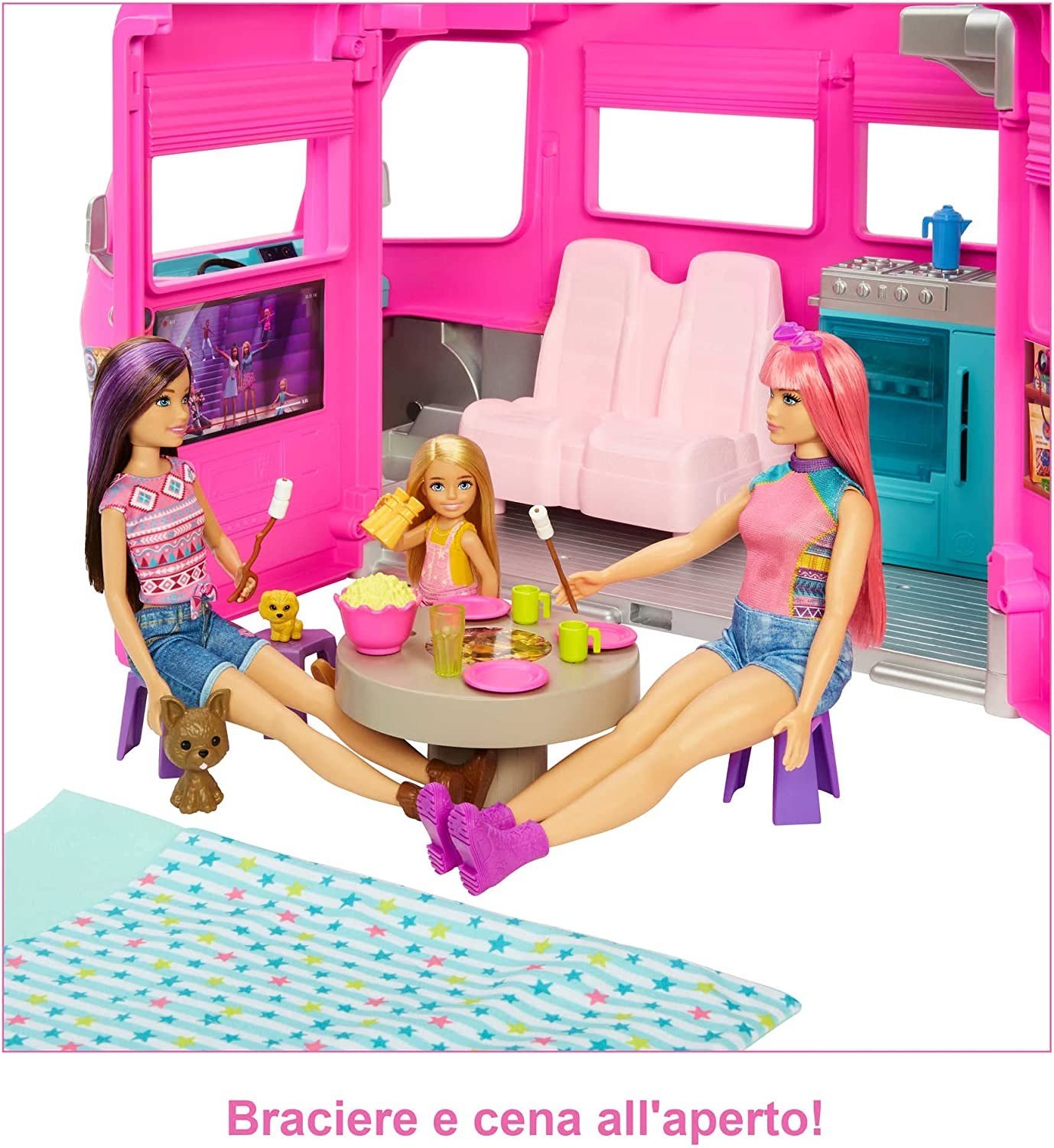 BARBIE CAMPER DEI SOGNI NEW HCD46 - immagine 4