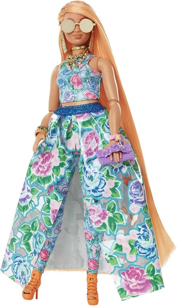 BARBIE EXTRA FANCY VESTITO FIORI HHN14