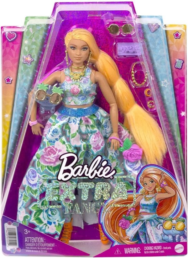 BARBIE EXTRA FANCY VESTITO FIORI HHN14