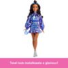 Barbie fashionista deluxe
metallic mora con vestito
azzurro