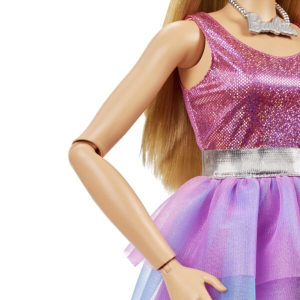 BARBIE LARGE DOLL VESTITO ROSA HJY02