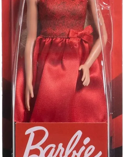 Barbie mattel 80th ruby red doll