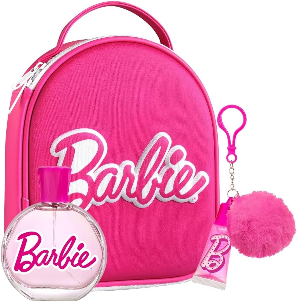 BARBIE MINI ZAINETTO+EAU DE TOILETTE 100ml.+LIP GL