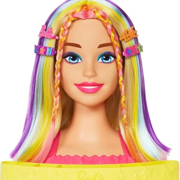 Barbie Styling Head Capelli Arcobaleno HMD78