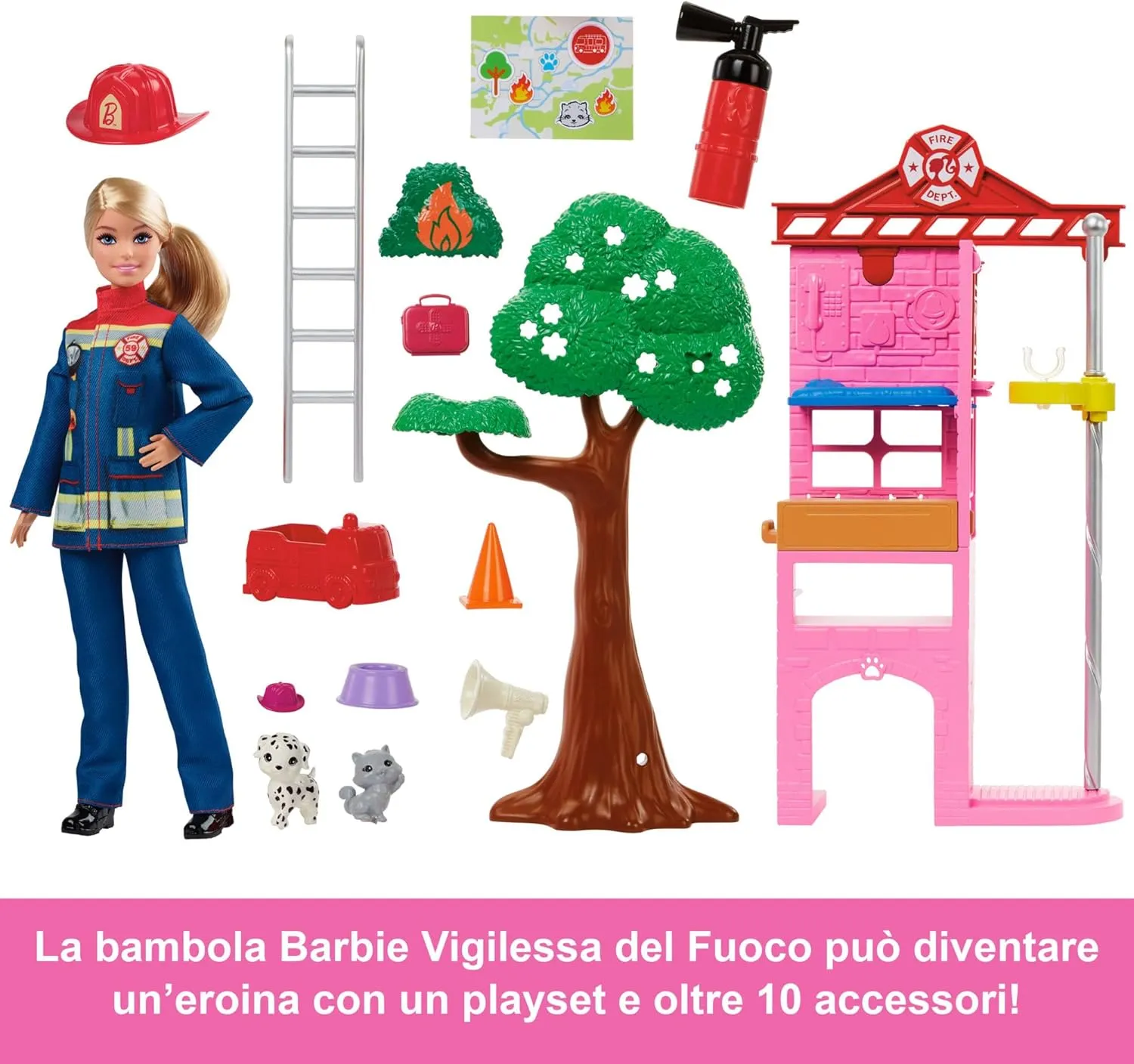 BARBIE VIGILE DEL FUOCO PLAYSET
HRG55 - immagine 2