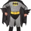 BATMAN COSTUME REVERSIBILE GRIGIO/NERO C/MUSCOLI 8/10 anni