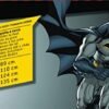 BATMAN COSTUME REVERSIBILE GRIGIO/NERO C/MUSCOLI 8/10 anni