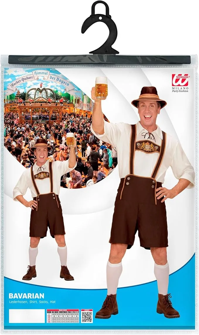 "BAVARESE" (lederhosen, camicia, calze, cappello)