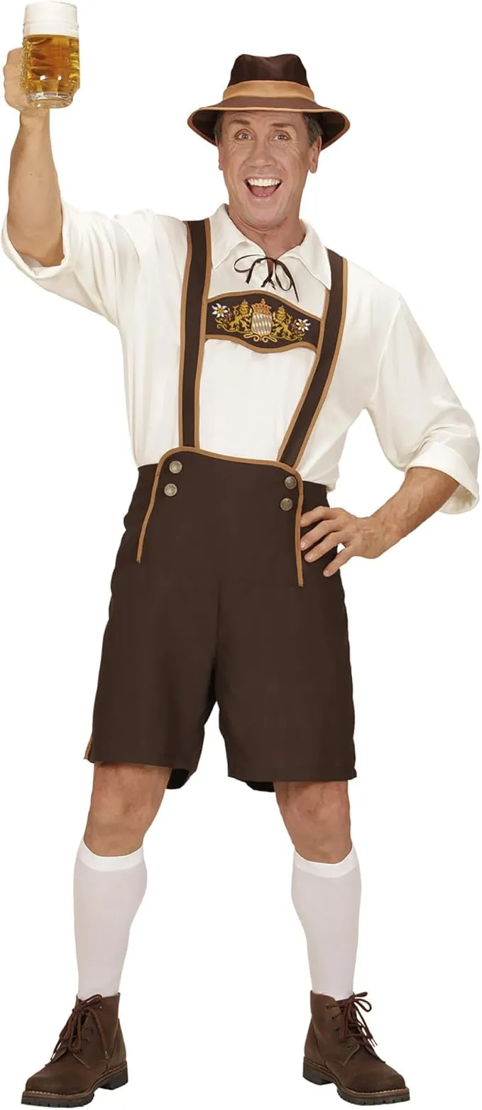 "BAVARESE" (lederhosen, camicia, calze, cappello) - immagine 3